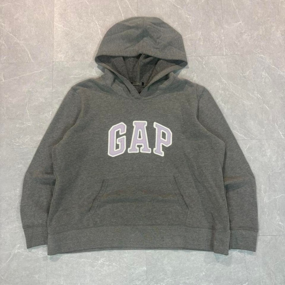 Gap grey hoodie with purple logo #loungewear
